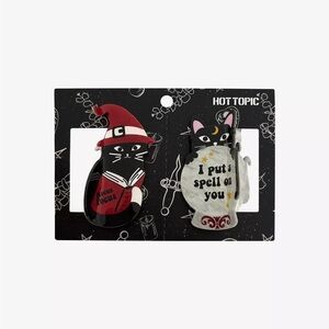 Witch Kitty Claw Hair Clip‎ Set Hot Topic Halloween Witchy